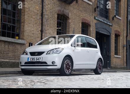 2016 SEAT Mii Mango compact car, limited edition Stock Photo