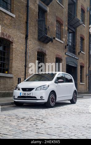 2016 SEAT Mii Mango compact car, limited edition Stock Photo