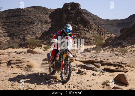 75 Al Shatti Abdullah (kwt), KTM, Moto, W2RC, action during the Stage 9 of the Dakar Rally 2022 around Wadi Ad Dawasir, on January 11th 2022 in Wadi Ad Dawasir, Saudi Arabia - Photo: Julien Delfosse/DPPI/LiveMedia Stock Photo