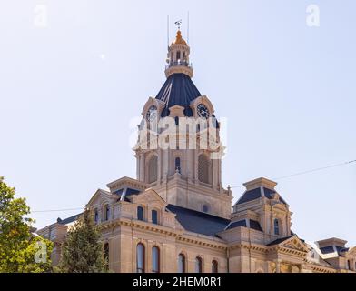 Rockville, Indiana, USA - September 28, 2021: The Parke County Courthouse Stock Photo