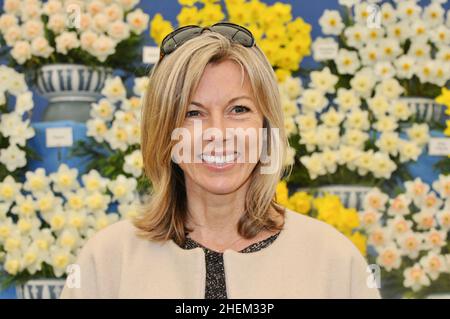 Mary Nightingale, RHS Chelsea Flower Show, Royal Hospital, London. UK Stock Photo