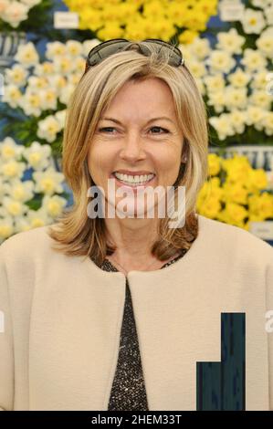 Mary Nightingale, RHS Chelsea Flower Show, Royal Hospital, London. UK Stock Photo