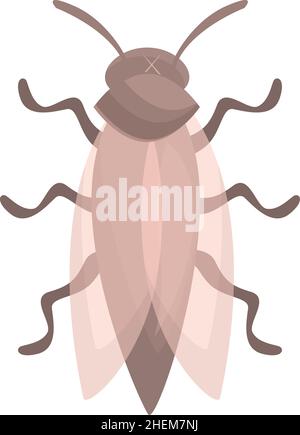 Home fly icon cartoon vector. House bug. Housefly drosophila Stock Vector