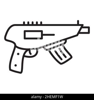 Outline vector illustration. Isolated on white background. Stock Vector