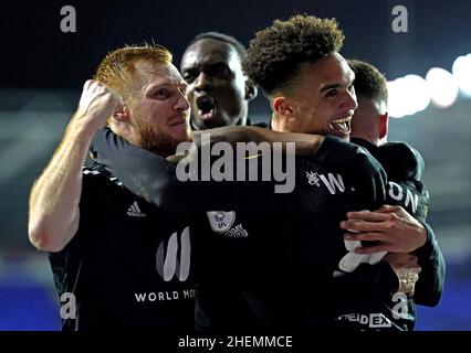 Harrison Reed and Antonee Robinson of Fulham arrive at The London ...