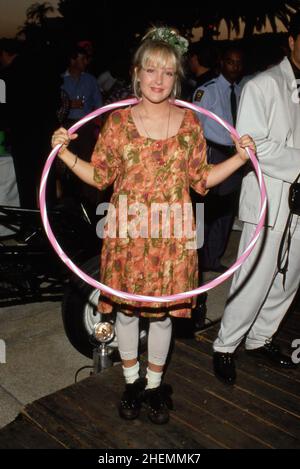 Holly Fields at the NBC Television Summer Blast Party on July 19, 1990