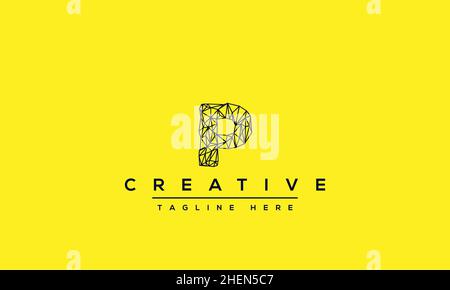 Modern elegant creative P Logo Design and template. PP icon initial Based Monogram and Letters in vector Stock Vector