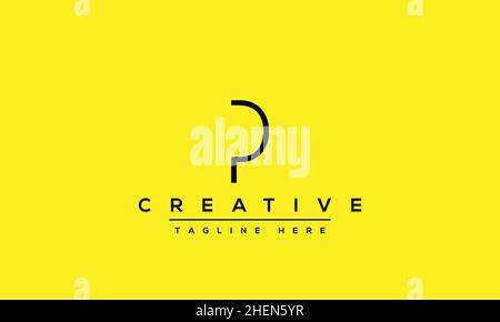 Modern elegant creative P Logo Design and template. PP icon initial Based Monogram and Letters in vector Stock Vector