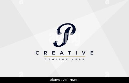 Modern elegant creative P Logo Design and template. PP icon initial Based Monogram and Letters in vector Stock Vector