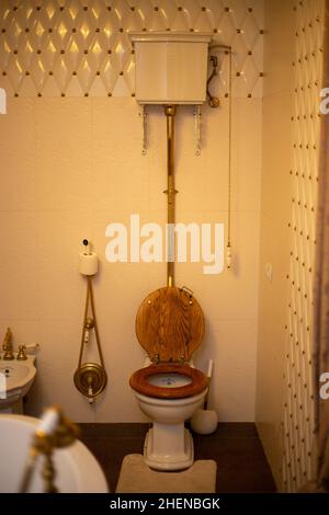 Modern bathroom with designer decoration Stock Photo