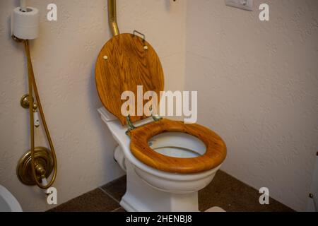 Modern bathroom with designer decoration Stock Photo