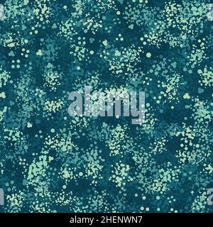 Flecktarn camouflage seamless pattern background. Vector illustration. Stock Vector