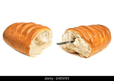 Saw Hidden in a Loaf of Bread Stock Photo - Image of ploy, escape