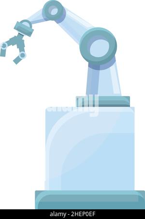 Lab research robot icon cartoon vector. Medical laboratory. Science research Stock Vector