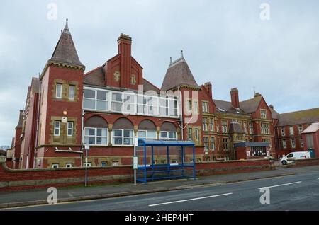 Rhyl UK. Dec 25 2021. The Royal Alexandra Hospital is a