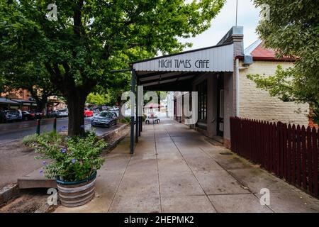 Historic Yackandandah Town Centre Stock Photo