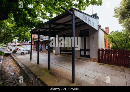 Historic Yackandandah Town Centre Stock Photo