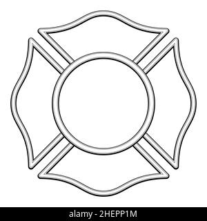 blank firefighter logo