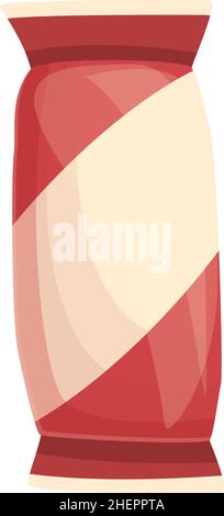 Food package icon cartoon vector. Lunch bag. Snack pack Stock Vector