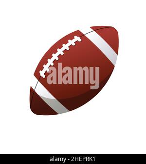 American football gridiron icon brown symbol logo vector isolated on white background Stock Vector