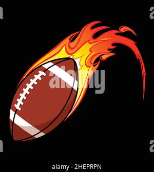 American football ball or gridiron flat Royalty Free Vector