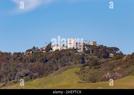 Hurst Castle in California near San Simeon Stock Photo