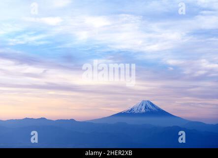 Mount Fuji In Early Summer From Amariyama Stock Photo