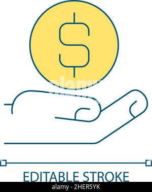 Payment RGB color icon Stock Vector
