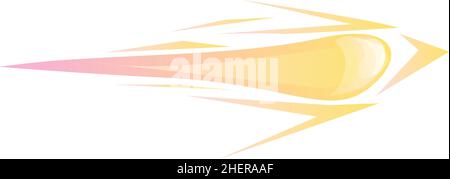 Shot effect icon cartoon vector. Gun flash. Fire weapon Stock Vector