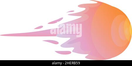 Gun flash flame icon cartoon vector. Shot effect. Bullet blast Stock Vector
