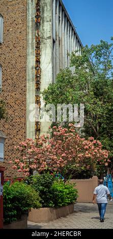 05 26 2018 Vintage Vulcan Insurance Building Veer Nariman Road, Churchgate Mumbai Maharashtra India. Stock Photo