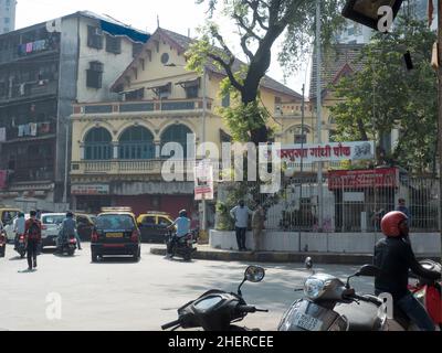 12 25 2021 C P Tank now Kasturba Gandhichowk; V. P. road; Charni Road; Bombay Mumbai; Maharashtra; India Stock Photo