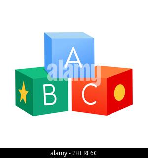 STYLE written with alphabet blocks - vector illustration Stock Vector ...