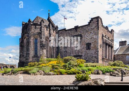 Scottish National War Memorial in Edinburg Castle. Stock Photo