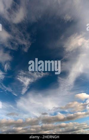 Various cloud formations, Bavaria, Germany Stock Photo - Alamy