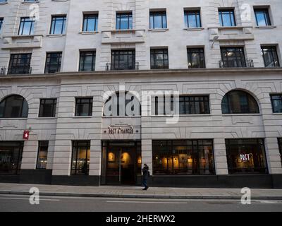 empty Pret a manger branch in Central London during Covid-19 coronavirus Pandemic Stock Photo