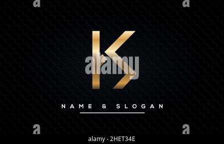 KS, SK, K, S Letters Abstract Logo Monogram Stock Vector