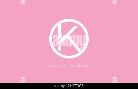 KT, TK, K, T Letters Abstract Logo Monogram Stock Vector