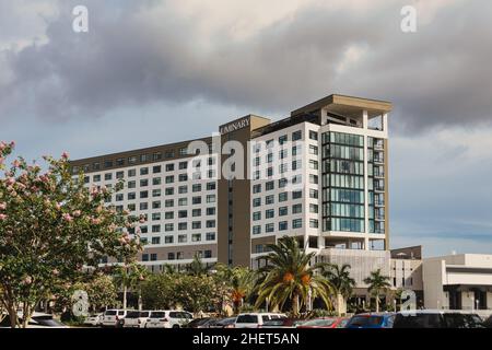 Fort Myers downtown. Ft. Myers, is the county seat and commercial center of Lee County, Florida, United States Stock Photo