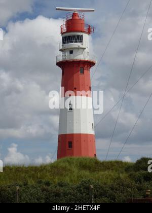 Little Lighthouse on Borkum island Stock Photo