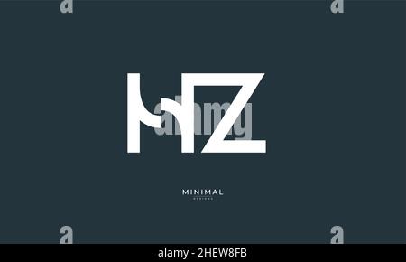 Alphabet letter icon logo HZ Stock Vector Image & Art - Alamy