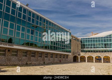 SIBENIK, CROATIA - MAY 25, 2019: Primary school Fausta Vrancica in Sibenik, Croatia Stock Photo