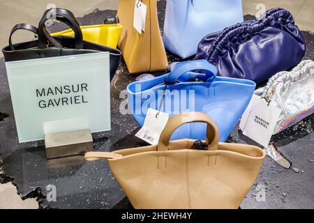 Mansur Gavriel Blue Tote Bags