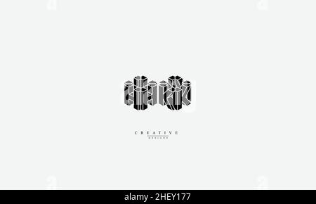 HK KH H K vector logo design template Stock Vector