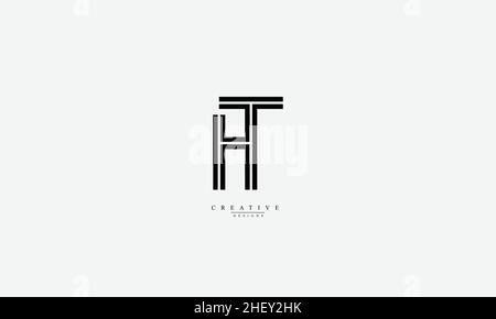 HT TH H T vector logo design template Stock Vector