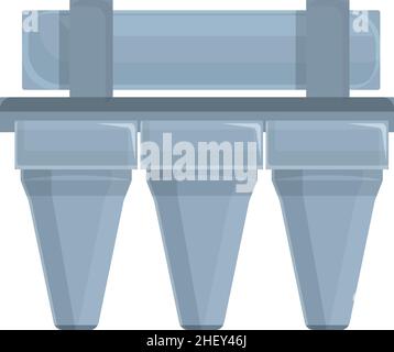 Osmosis purification icon cartoon vector. Water system. Plant tank Stock Vector