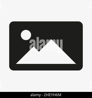 Picture icon on white background. Jpeg symbol. Stock Vector