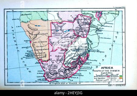 zambezi river africa map