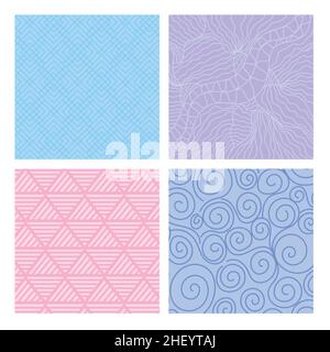 four textures and colors Stock Vector