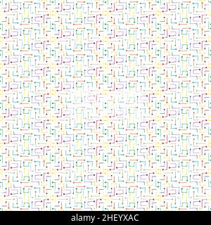 Simple seamless abstract vector pattern made from repeating elements. Stock Vector